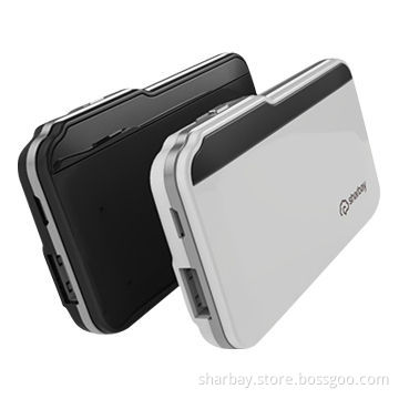 Power banks with 3000mAh capacity, colors available, 4 power indicator lights, RoHS/CE/FCC